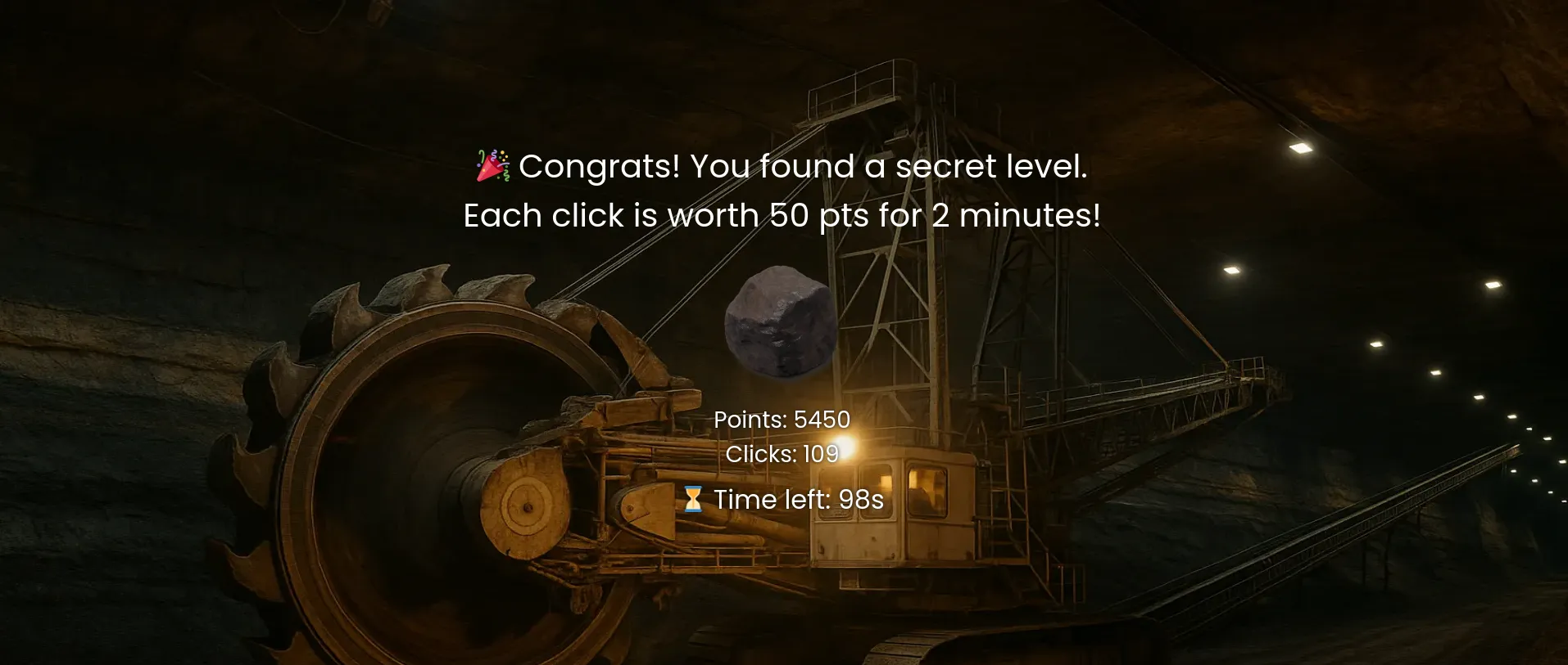 Hidden level with special bonuses and easter eggs to discover