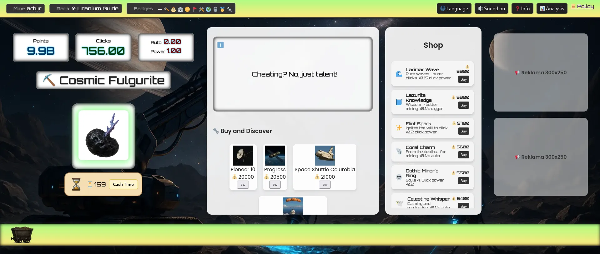 Stage progression view with increasing difficulty and milestones